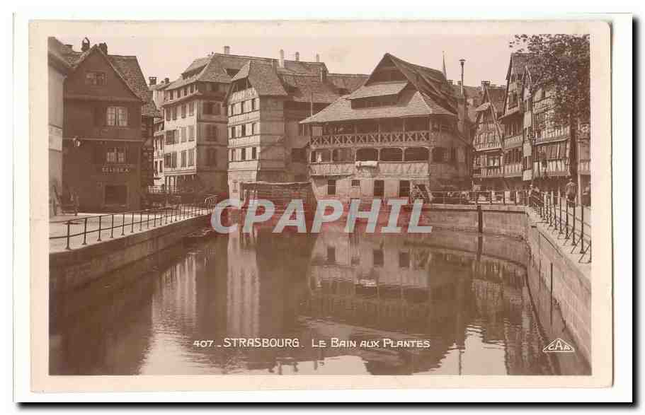 Strasbourg CPA Le bain aux plantes