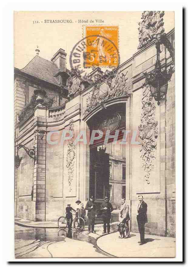 Strasbourg CPA Hotel de ville (tres animee)
