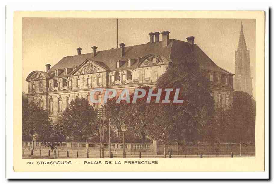 Strassburg CPA Palais de la prefecture