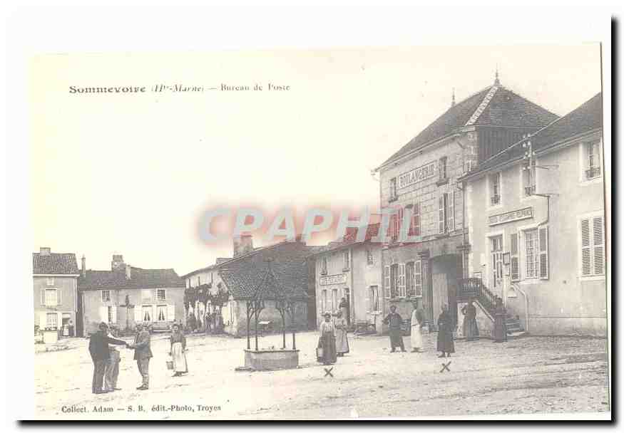 Sommervoire CPA Bureau de poste (reproduction)