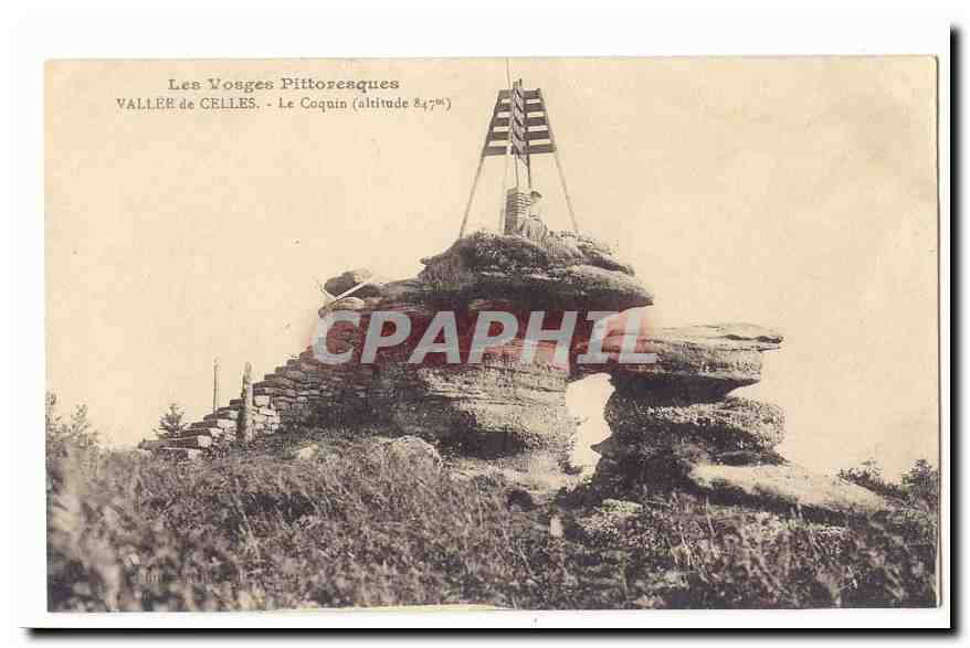 Les Vosges pittoresques CPA Vallee de Celles Le coquin (altitude 847m)