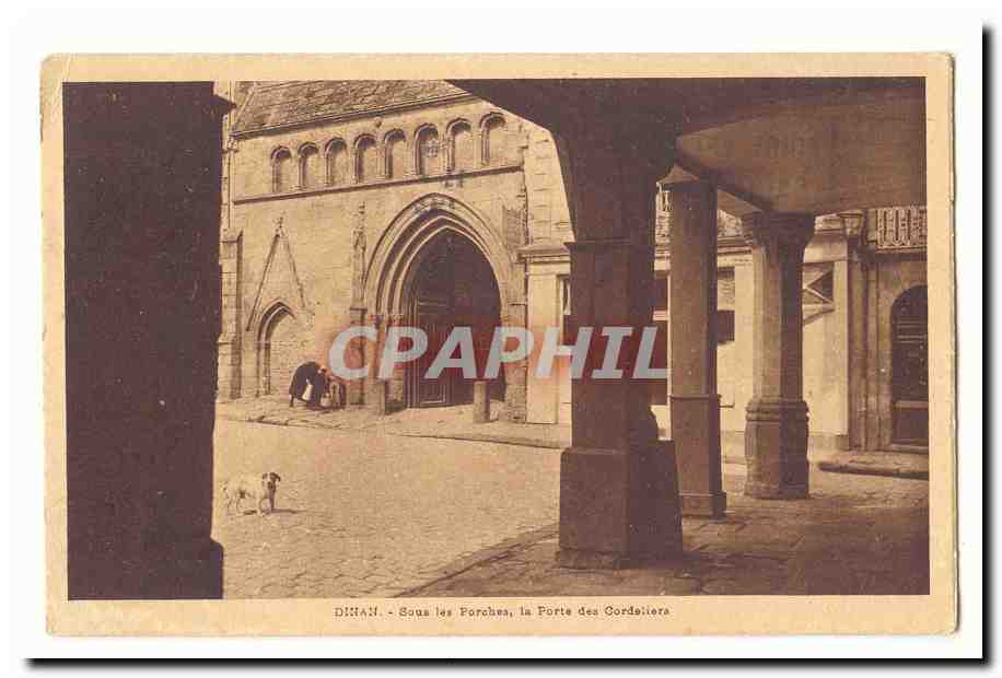 Dinan - Sous les Porches, la Porte des Cordeliers