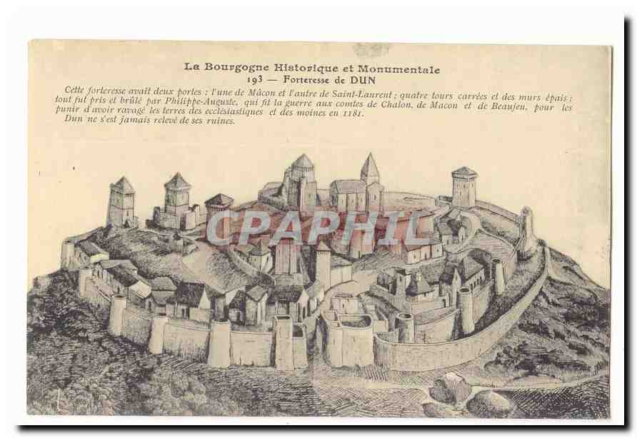 Forteresse de Dun — La Bourgogne Historique et Monumentale — n°193