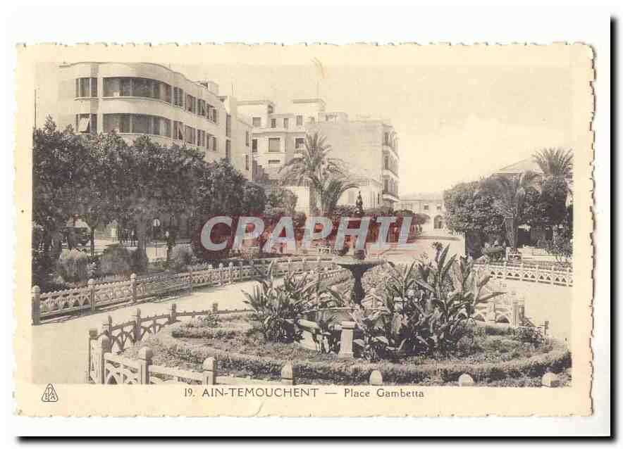 Algerie Ain Temouchent CPA Place Gambetta
