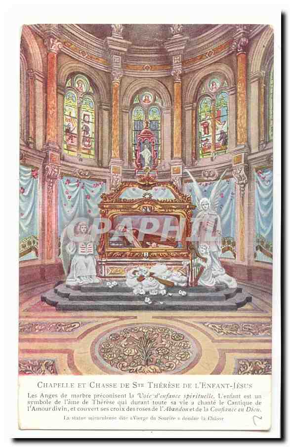 Lisieux CPA Chapelle et Chasse de Ste Therese de l'enfant Jesus