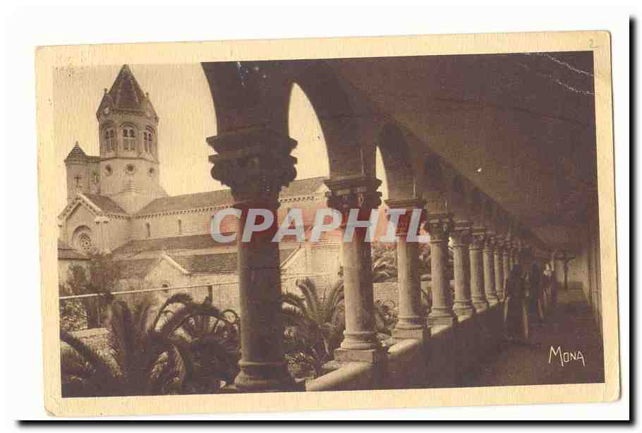 Ile Saint Honorat CPA Monastere galerie du cloitre du noviciat