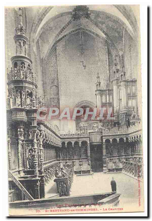 Saint Bertrand de Comminges CPA Le Chapitre (orgue)