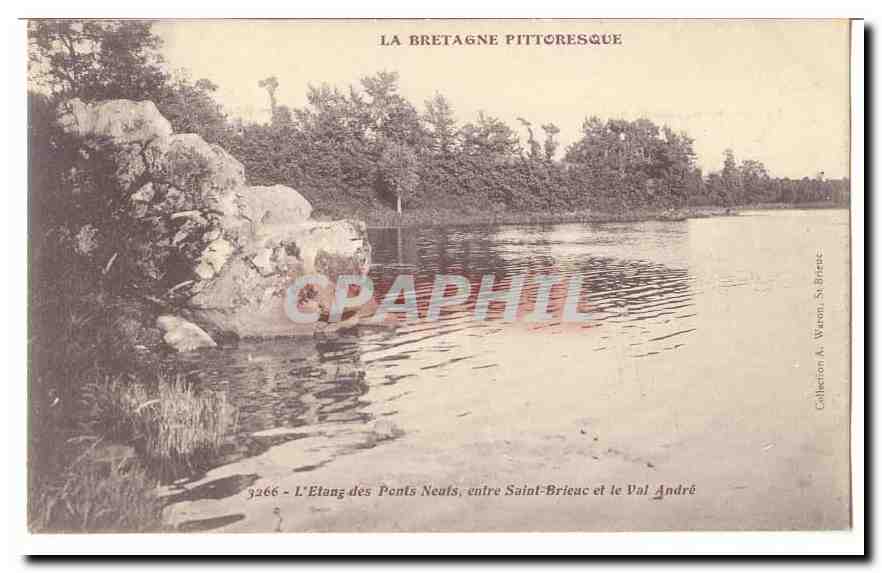 Saint Brieuc CPA L'etang des Ponts neufs entre Saint Brieuc et le Val Andre