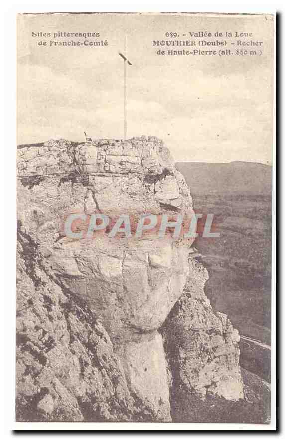 Recher de Haute-Pierre — Vallée de la Leue — MOUTHIER (Doubs) — alt. 850 m — Sites pittoresques de Franche-Comté