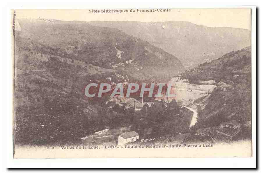Vallée de la Loue - Route de Mouthier-Haute-Pierre à Lods — Sites pittoresques de Franche-Comté
