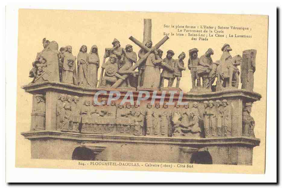 Plougastel Daoulas CPA Calvaire (1602) Cote Sud