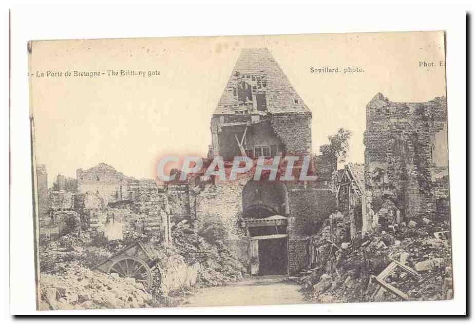 Peronne CPA La porte de Bretagne