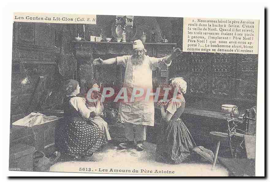 Les contes du Lit clos CPA Les amours du Pere Antoine (reproduction)