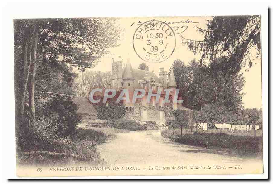 environs de Bagnoles de l'Orne CPA Le chateau de Saint Maruice du Desert