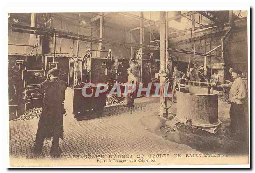 Manufacture Française d'Armes et Cycles de Saint-Étienne — Fours à Tremper et à Cémenter