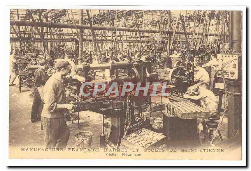 Manufacture Française d'Armes et Cycles de Saint-Étienne — Atelier Mécanique
