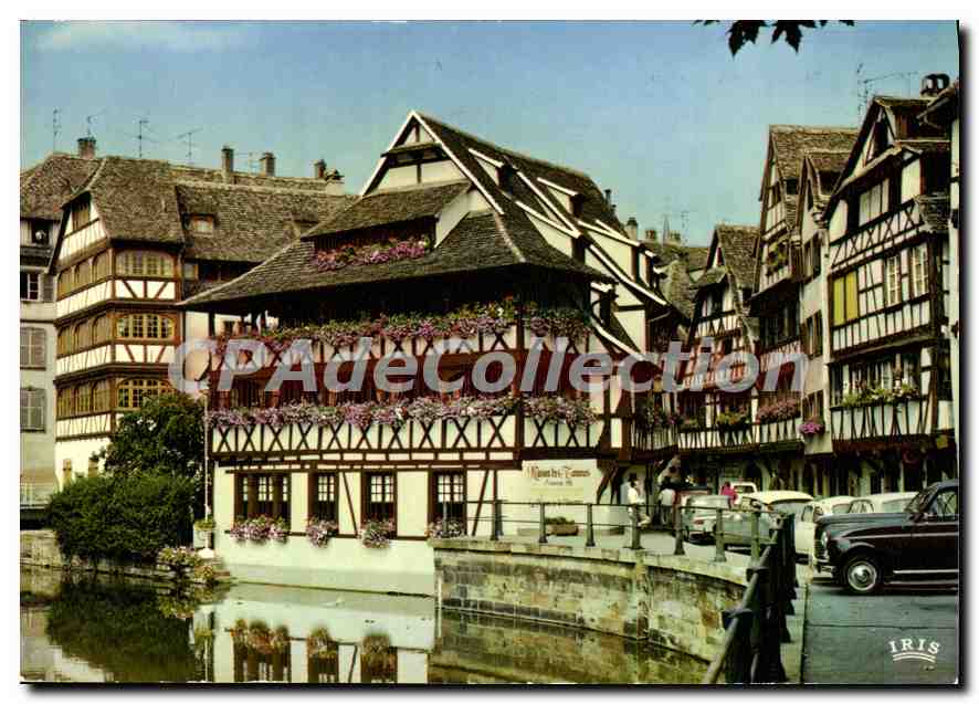 CPSM STRASBOURG Maison des tanneurs 1651 et rue du Bain aux plantes