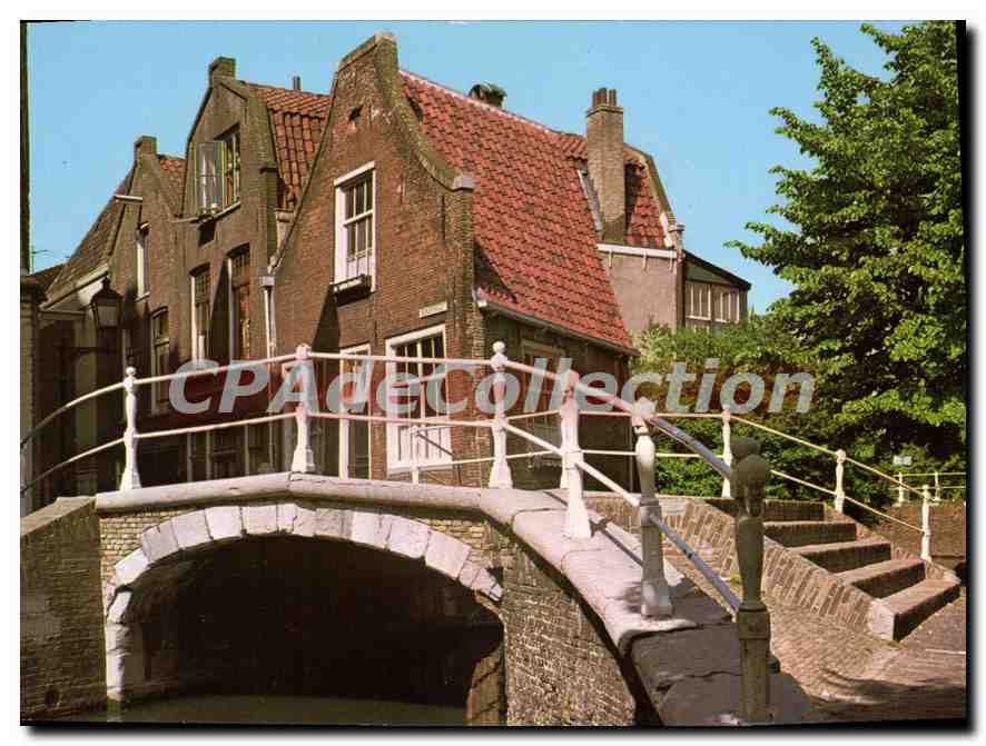 Delft / Hollande — Vue de la Kerkstraat — CPAdedeCollection - Recto