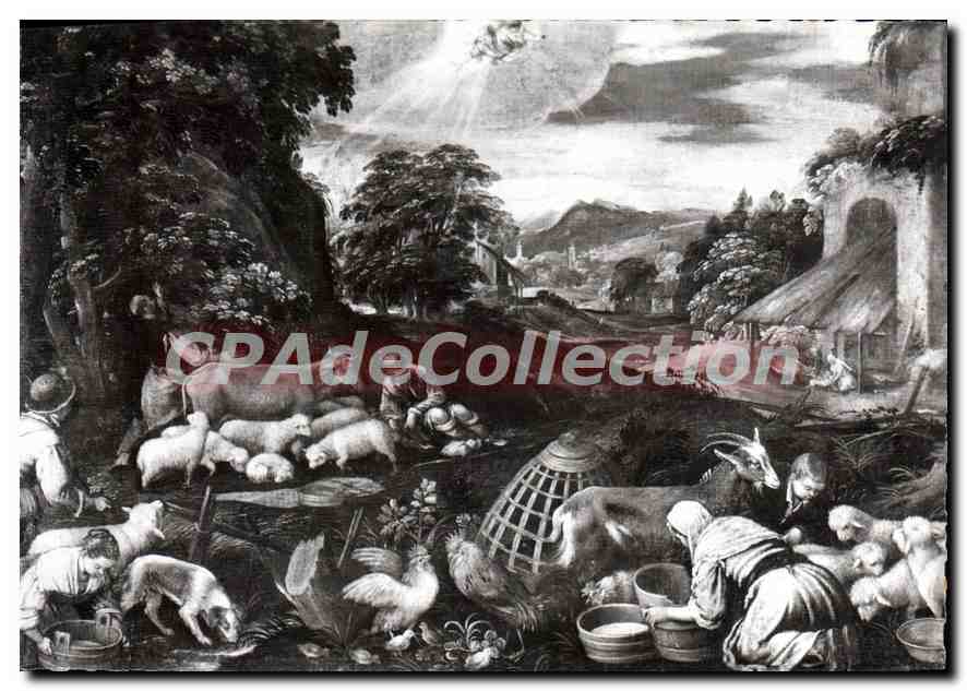 L'Annonce aux Bergers — Atelier de Jacopo Bassano, école vénitienne, xvir siècle — Éditions des Beaux-Arts de Nîmes