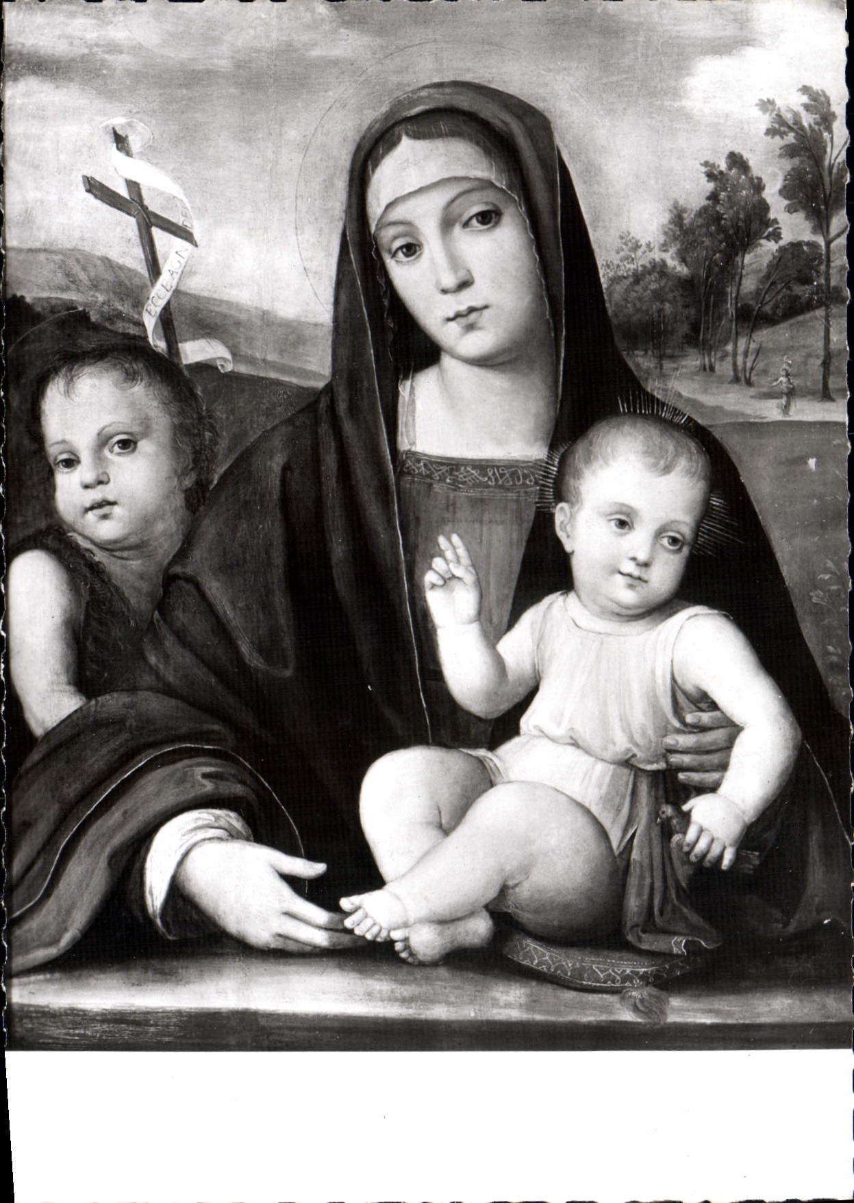 La Vierge, l'Enfant et Saint Jean-Baptiste — École bolonaise, début du xvr siècle — Éditions Musée des Beaux-Arts, Nîmes