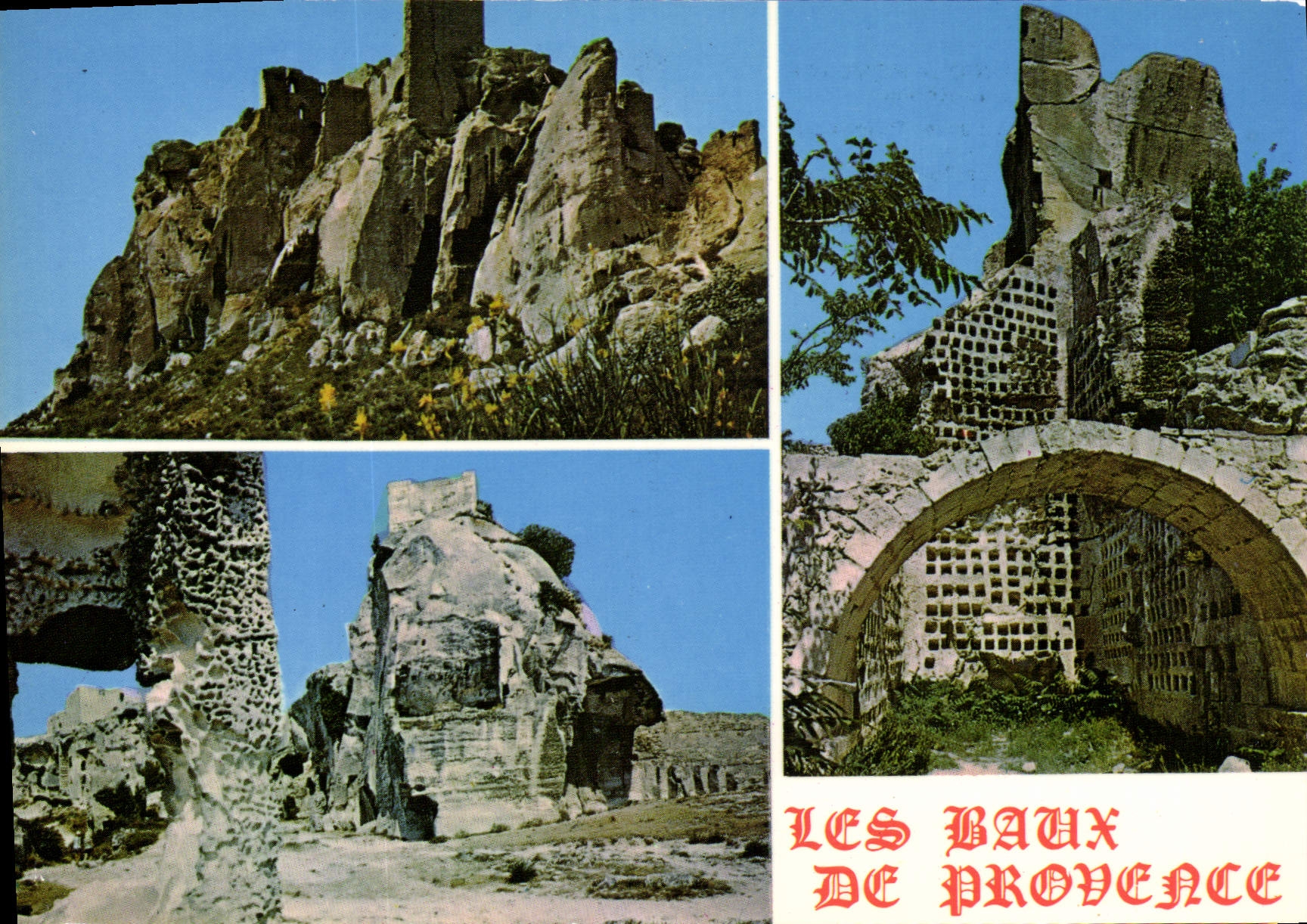 Les Baux-de-Provence — Rocca de los Baux, Castillo Feudal y Columbario — Ediciones 'SL' Villeurbanne - Anverso