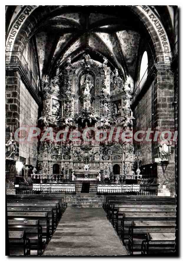 CPM Prades Le Retable Interieur De I'Eglise Saint Pierre