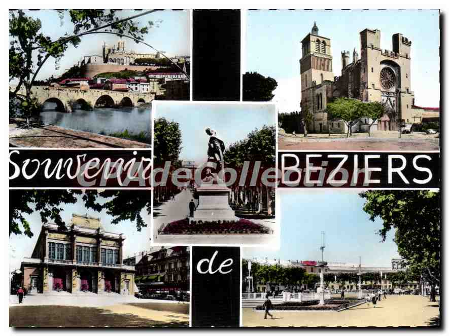 Beziers — Vue panoramique — Éditions des Frères Lumières, n°15.483