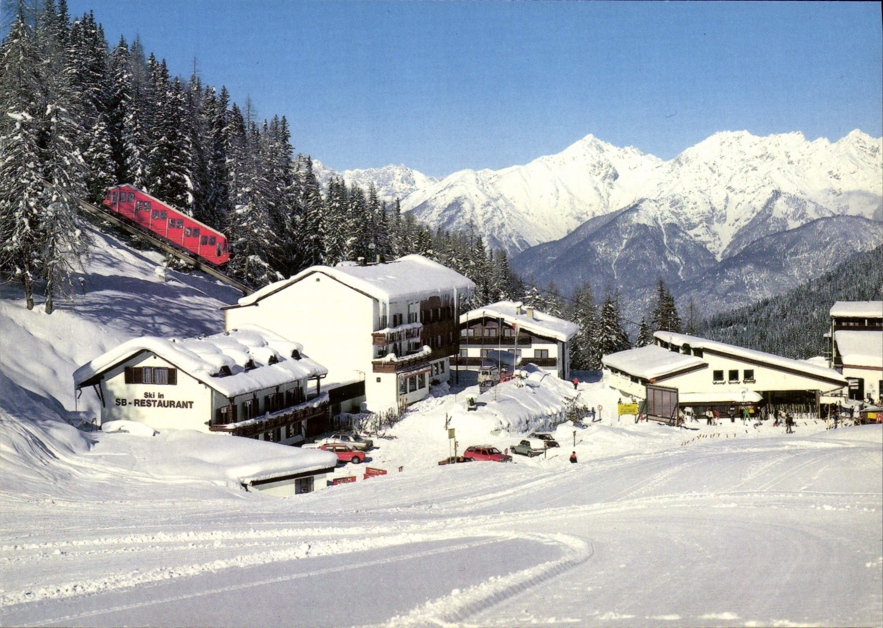 Axamer Lizum — Centre olympique et hôtel — Trolle Kunstverlag Chizza
