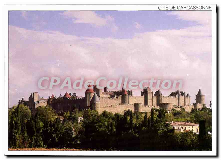 CPM Carcassonne Vue Generale Des Flancs Sud Et Ouest