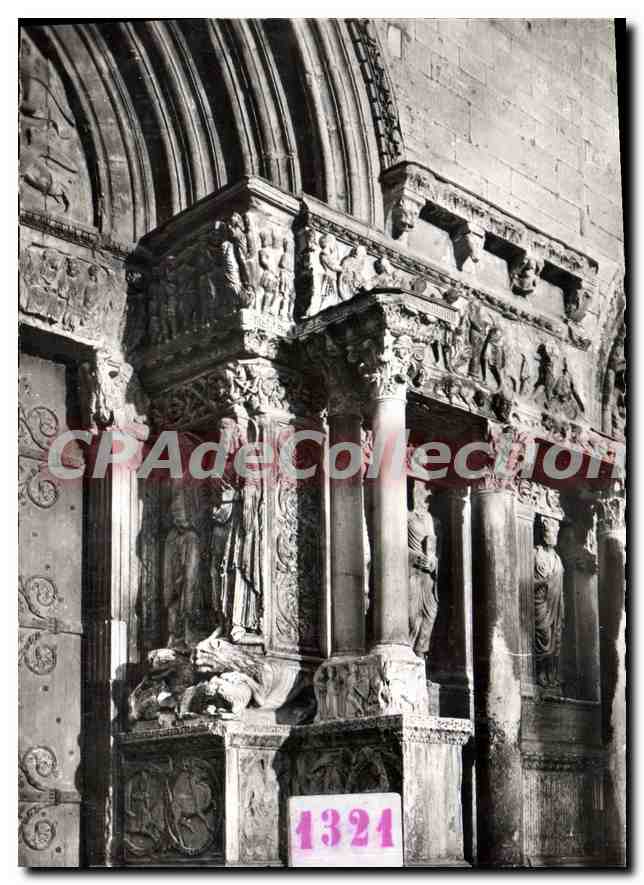 CPM Saint Gilles Bas Reliefs De I'Eglise Abbatiale