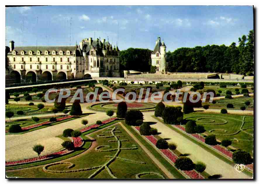 CPM Chenonceau Les Jardins De Diane De Poitiers