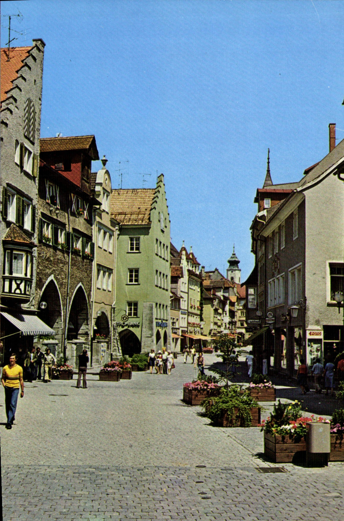 Lindau im Bodensee — Hauptstraße — Fussgängerzone — éditeur Bodan