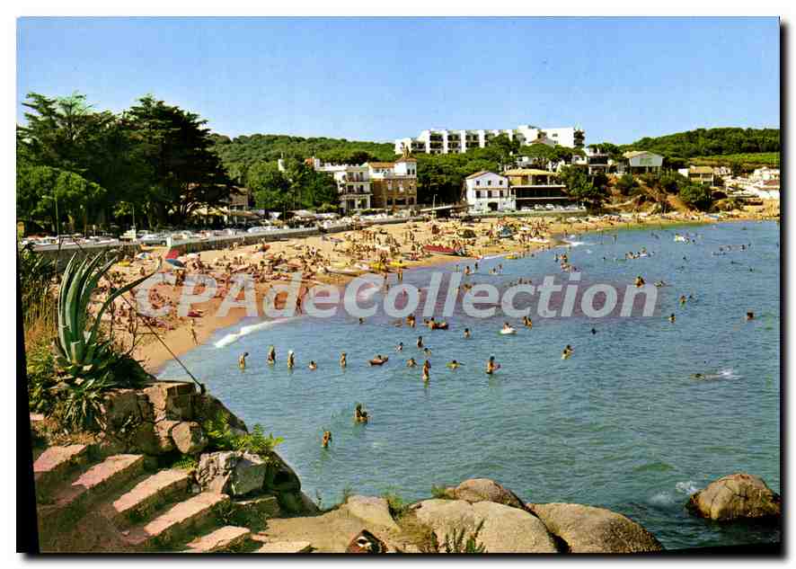 CPM Costa Brava Palamos Playa De La Fosca Detalle