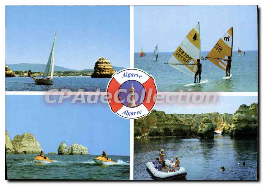 Algarve — activités nautiques et paysages côtiers — Algarve Collection - Recto