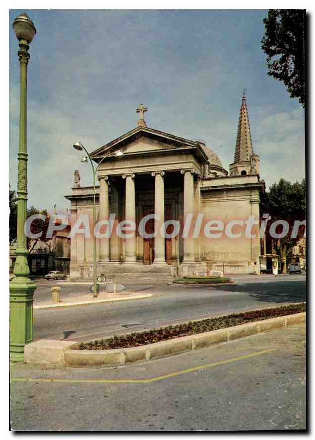 Saint-Rémy-de-Provence — La Place et l'Église Saint-Martin — Éditions 'E.L.' Lyon