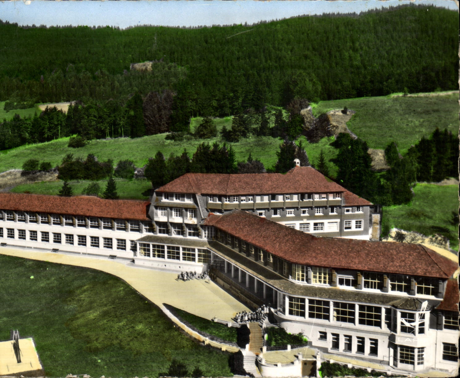Le Préventorium à Autrans — vue aérienne — Édition Lapie, Saint-Maur-des-Fossés