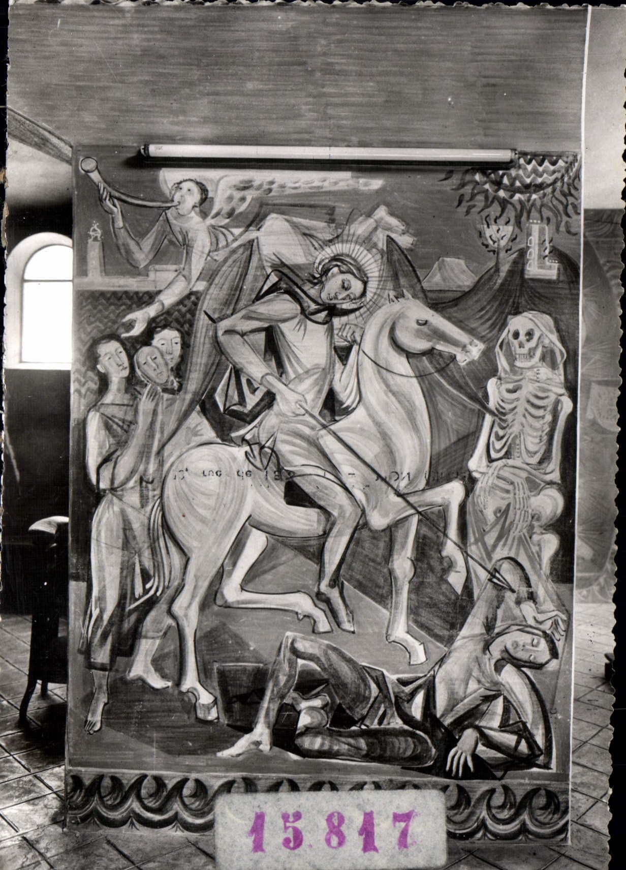 Chapelle N.D. de la Salette — Sete (Hérault) — Fresque : La Mort et le Péché — Éditions SL - Anverso
