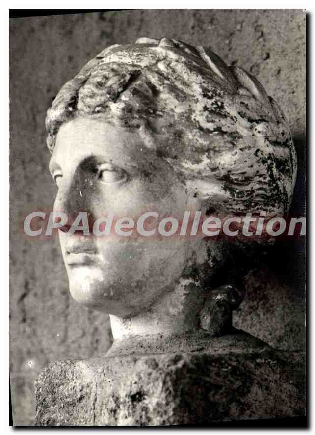 Buste antique — tête de femme couronnée — Pierre Drillaud, 84 Gédon