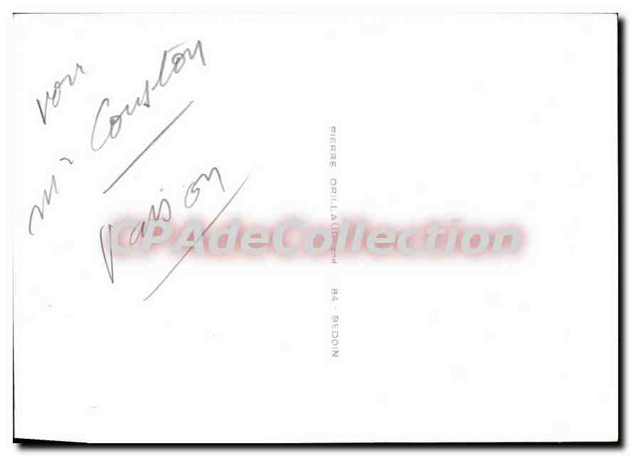 Buste antique — tête de femme couronnée — Pierre Drillaud, 84 Gédon — Verso
