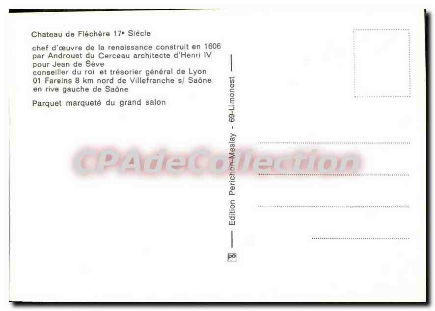 Château de Fléchère — Masterpiece of the Renaissance — Édition Perichon-Meslay — Back