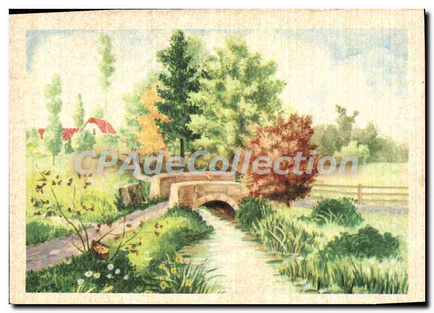 CPM Paysage pont
