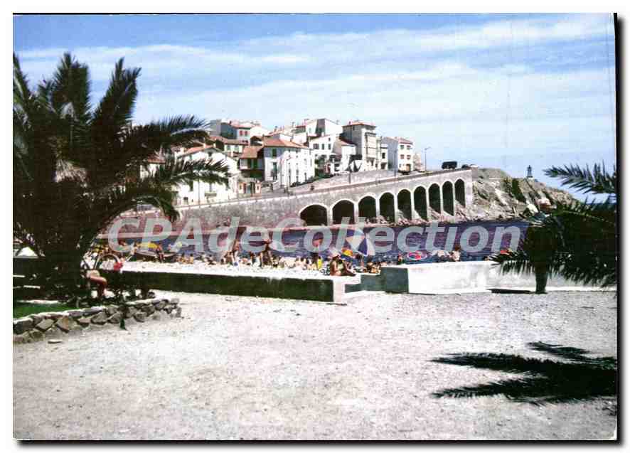 CPM Banyuls sur mer La Plage et la Nouvelle route