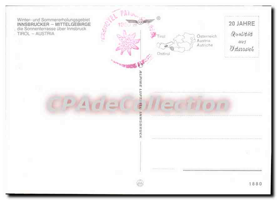 CPM Winter Und Sommerernolungs gebiet Innsbrucker Mittelgebirge Tirol Austria — Reverso