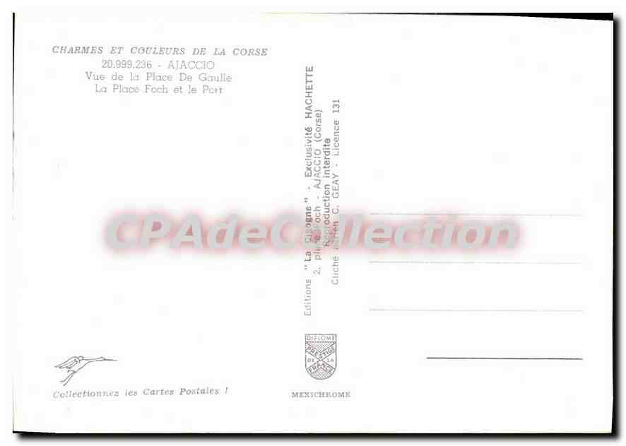Vue de la Place Foch et le Port — Ajaccio — Éditions Hachette — Reverso