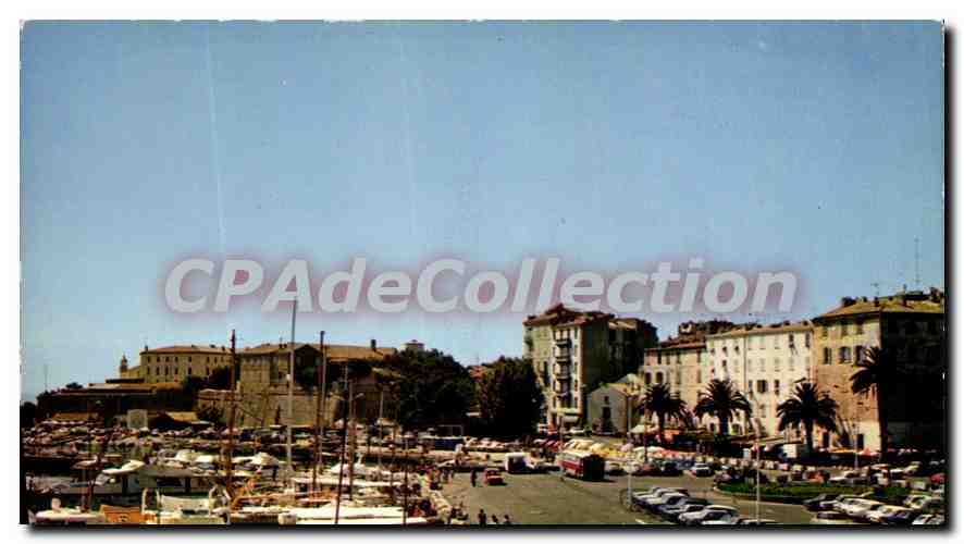 Le port de plaisance et la citadelle — Ajaccio — Éditions 'La Corse' n°20.999.125