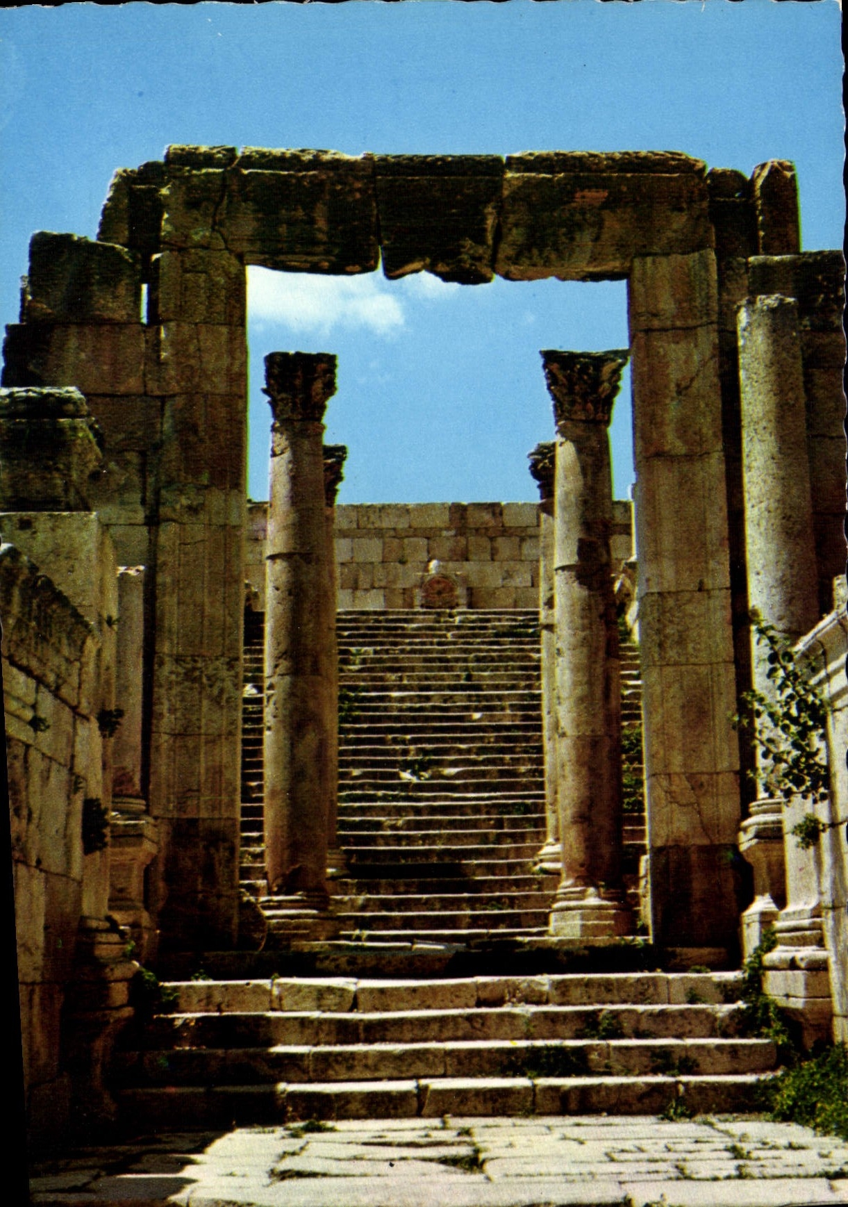 CPM Jerash Cathedral's Steps Columns Kingdom of Jordan