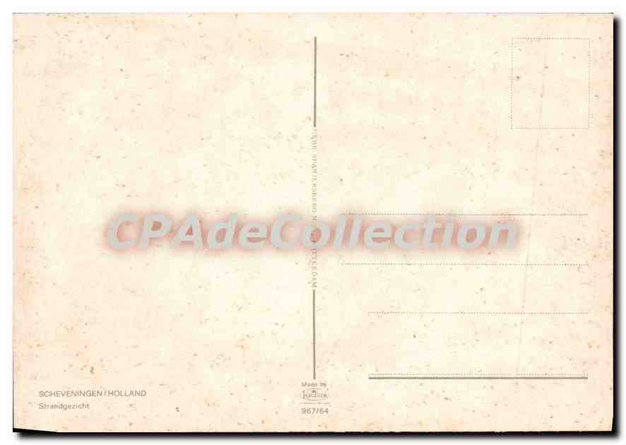 CPM Scheveningen Holland — Back