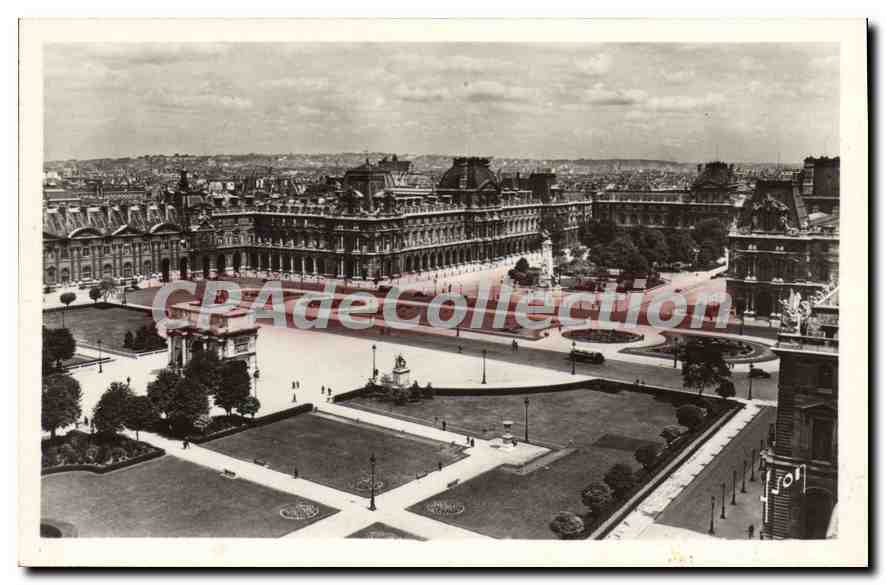Paris — Perspective sur la place du Carrousel — Éditions d'Art 'Yvon'