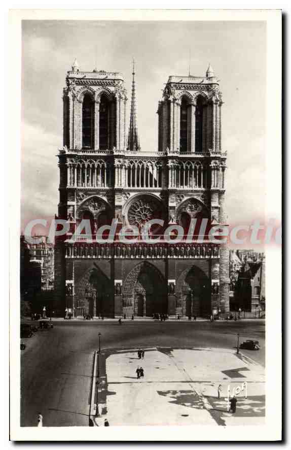 Notre-Dame de Paris — Façade — Éditions d'Art 'Yvan', Paris