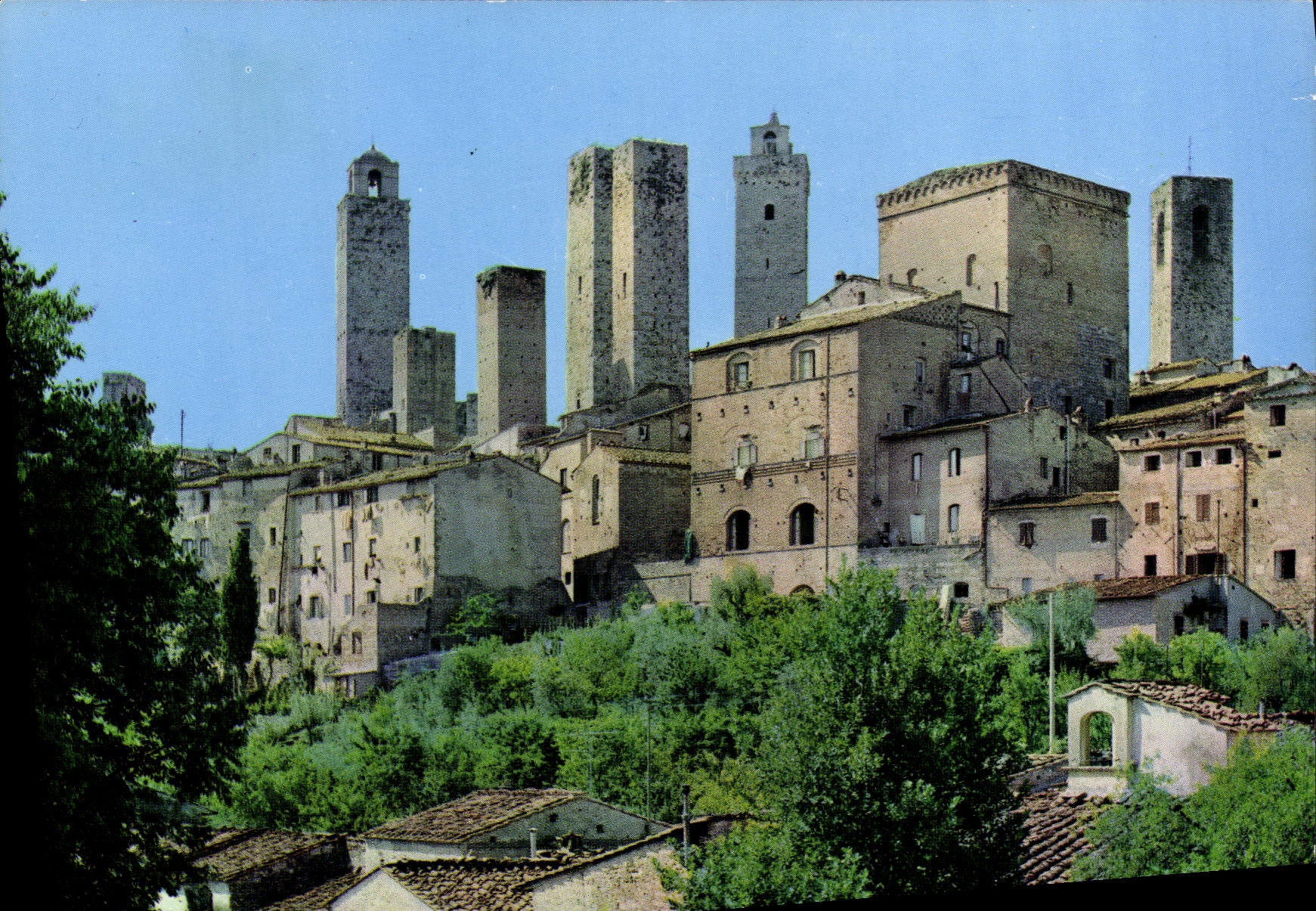 CPSM Cita Di S Gimignano Panorama General View Ansichi